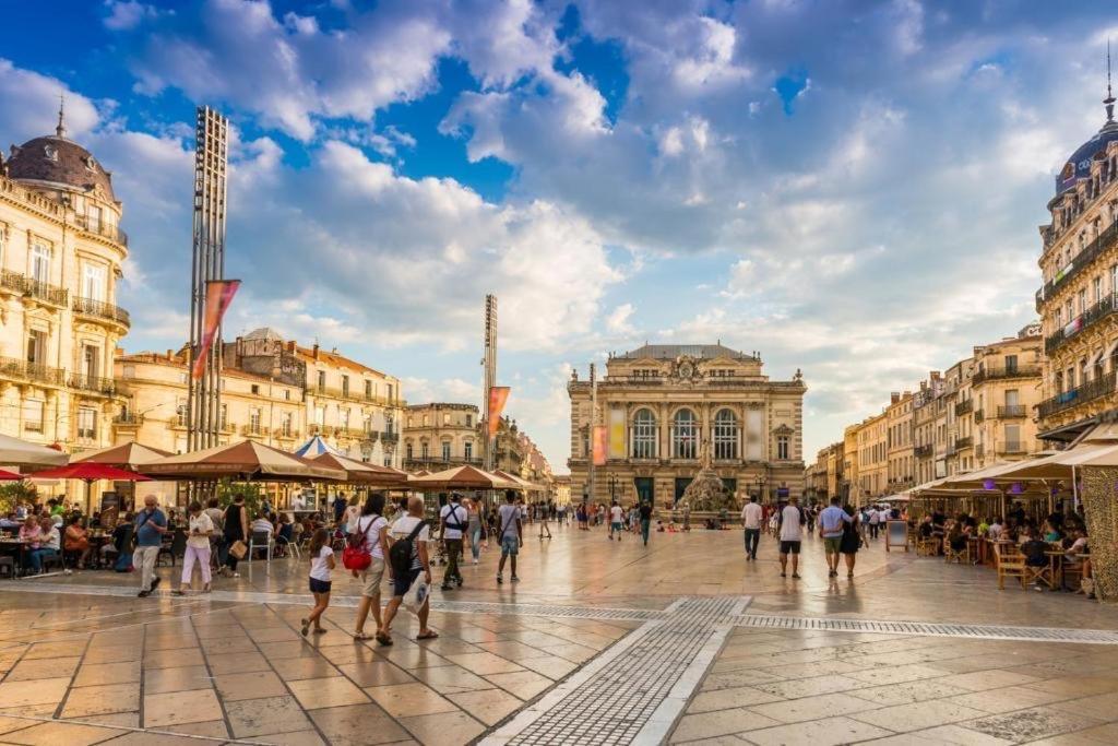Апартаменты Magnifique T3 Quartier Pres D'Arenes Tram Au Pied De L'Immeuble Монпелье Экстерьер фото